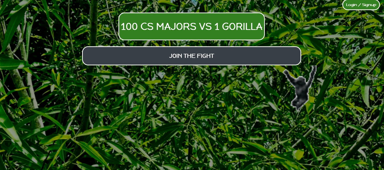 CS Majors vs Gorilla — main home page