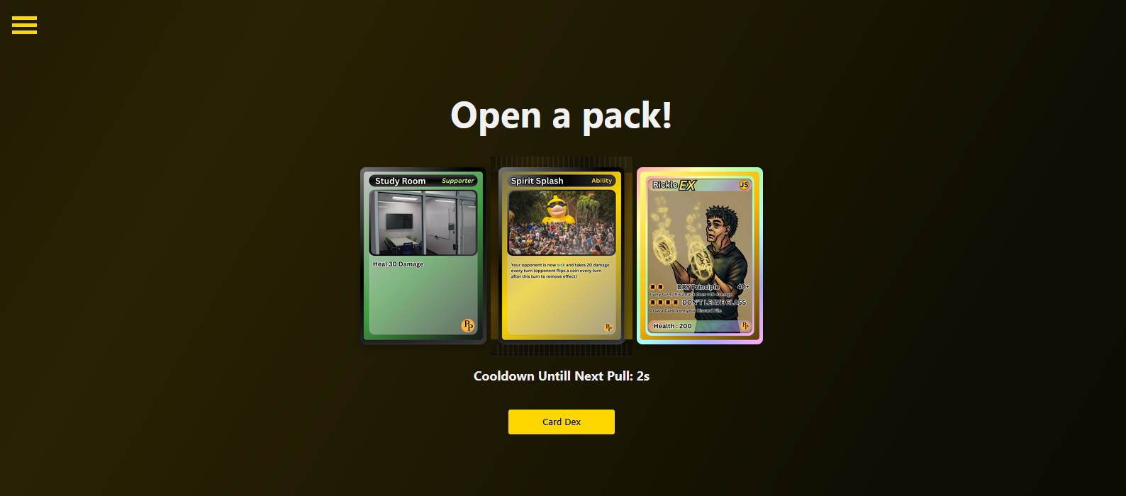 PocketProfessors pack opening