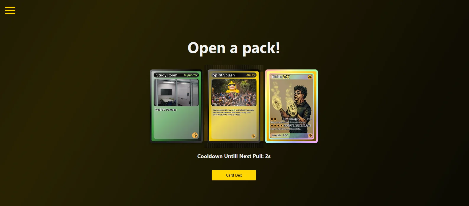 PocketProfessors pack opening
